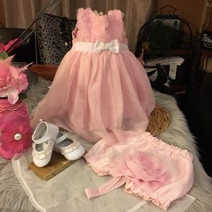 Baby girl dress set